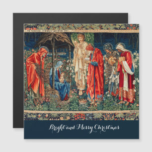 ANNAHME VON MAGI Morris, Burne-Jones  Magnetkarte