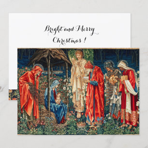 ANNAHME VON MAGI Morris, Burne-Jones Weihnachten Karte
