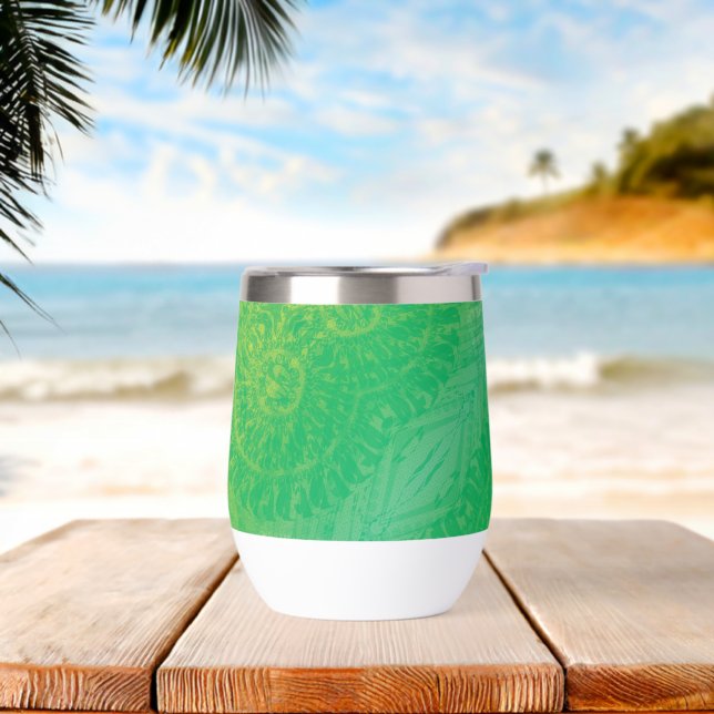 Annahme | Yellow Green Blue Boho Medallions (Strand)