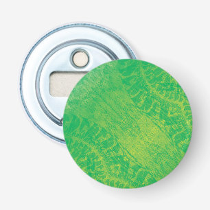 Annahme   Yellow Green Blue Boho Medallions Flaschenöffner
