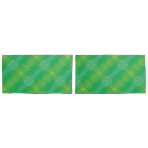 Annahme Yellow Green Blue Boho Medallions Kissenbezug