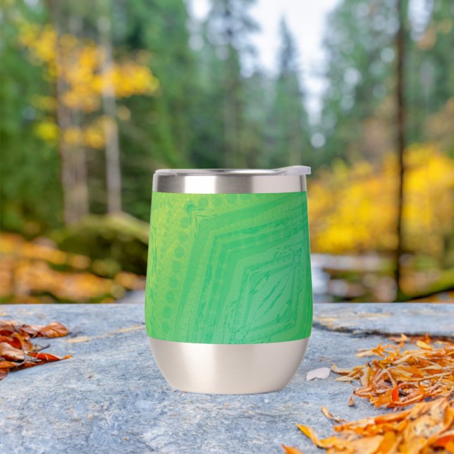 Annahme | Yellow Green Blue Shibori Muster (Außenbereich)