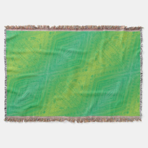 Annahme   Yellow Green Blue Shibori Muster Decke