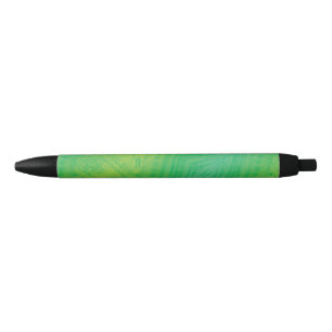 Annahme   Yellow Green Blue Shibori Muster Kugelschreiber