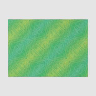 Annahme Yellow Green Blue Shibori Muster Seidenpapier