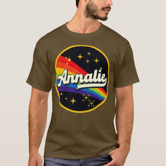 Annalie Rainbow in Space Vintag Style T-Shirt