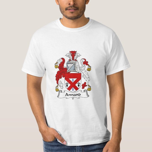 Annand Familienwappen Annand Wappen T-Shirt (Vorderseite)