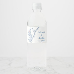 Annapolis Chesapeake Bay Wedding Wasserflaschenetikett