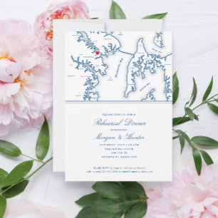 Annapolis Kent Island Map Navy Probe Dinner Einladung