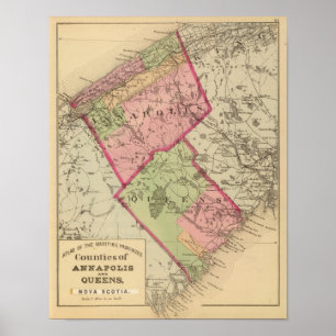 Annapolis, Königin-Landkreise, NS Poster