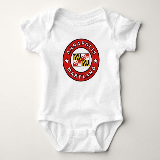 Annapolis Maryland Baby Strampler (Vorderseite)