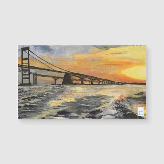 Annapolis Maryland Chesapeake Bay Magnetkarte (Vorderseite)