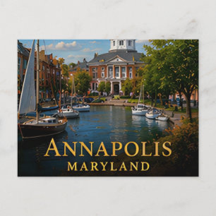 Annapolis Maryland Chesapeake Bay Postkarte