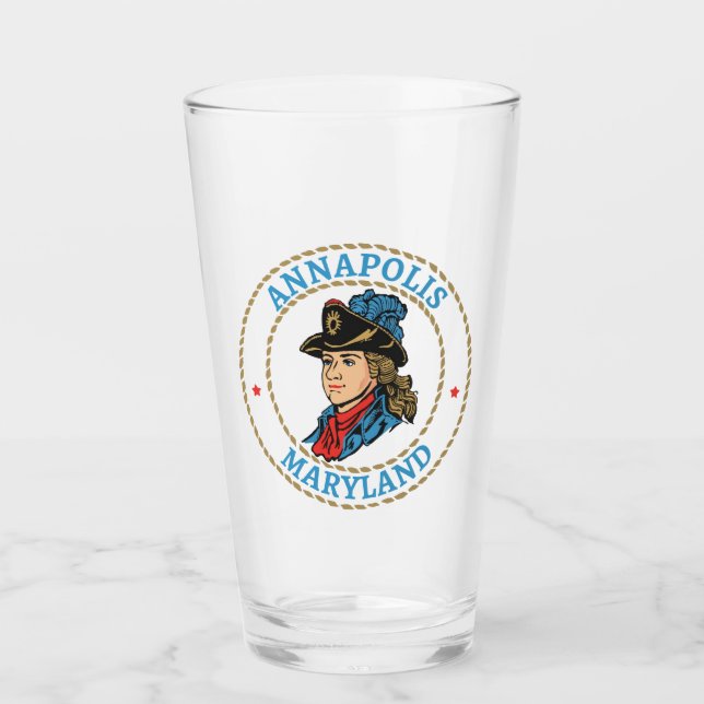 Annapolis Maryland Colonial Glas (Vorderseite)