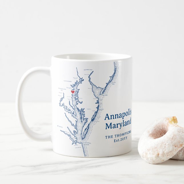 Annapolis Maryland Gift Kaffeetasse (Mit Donut)