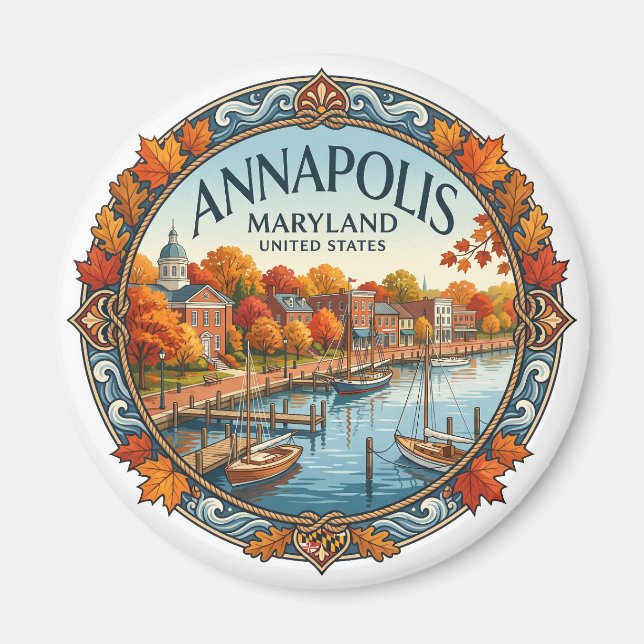 Annapolis Maryland Magnet (Vorne)