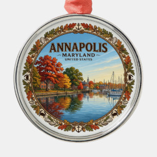 Annapolis Maryland Ornament Aus Metall