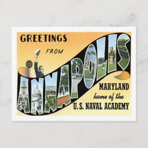 Annapolis Maryland Reise Amerika USA Stadt Postkarte