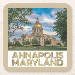 Annapolis Maryland Untersetzer Set