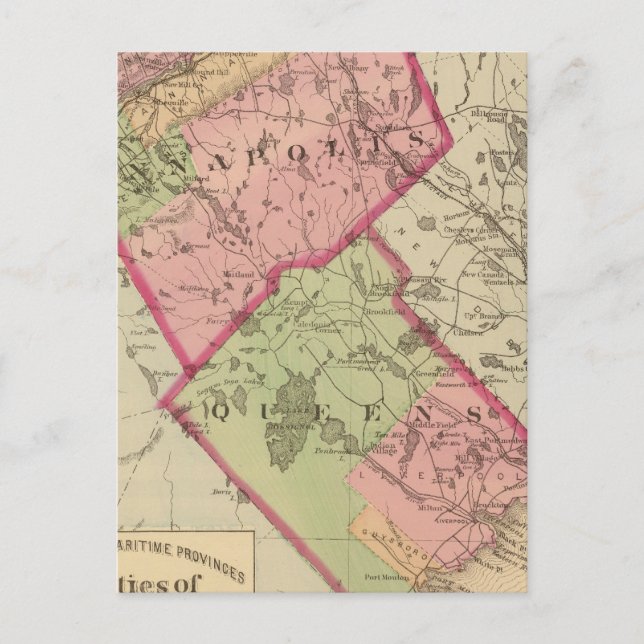 Annapolis, Queens-Landkreise, NS Postkarte (Vorderseite)
