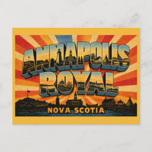 Annapolis Royal Nova Scotia Wiege Kanadas Postkarte
