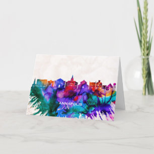 Annapolis Skyline Feiertagskarte