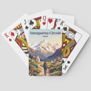 Annapurna Circuit Nepal Spielkarten