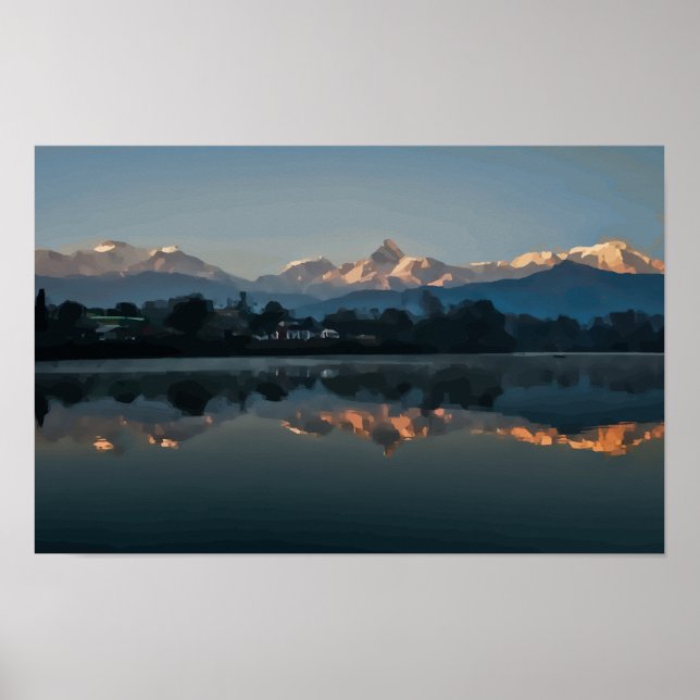 Annapurna Massiv Poster (Vorne)