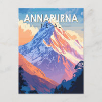 Annapurna Nepal Reisen Vintag