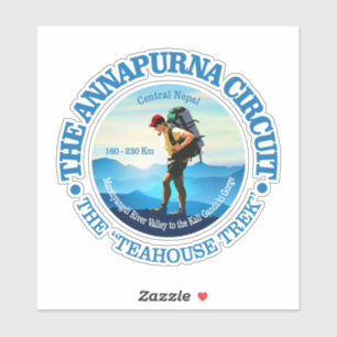 Annapurna Stromkreis (Wanderer C) Aufkleber