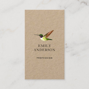 Anna's Hummingbird Business Card Visitenkarte