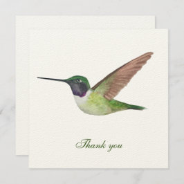 Anna's Hummingbird Dankeschön-Karte Dankeskarte