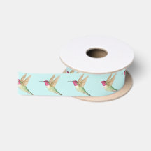 Anna's Hummingbird Satin Ribbon