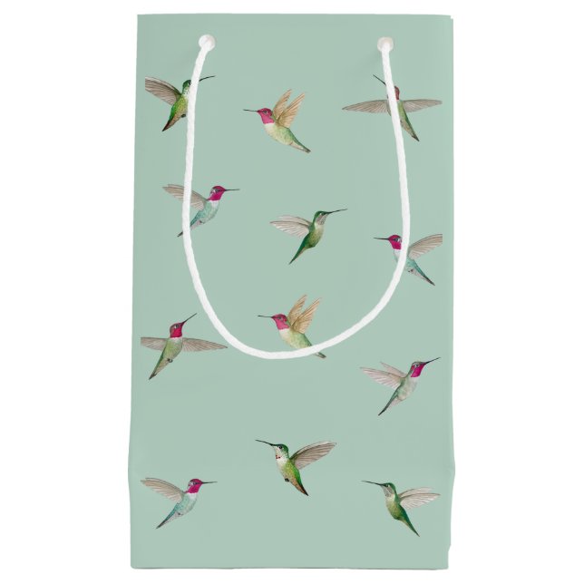 Anna's Hummingbirds Kleine Geschenktüte (Vorderseite)