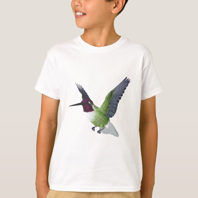 Annas Kolibri-Mann T-Shirt (Vorderseite)