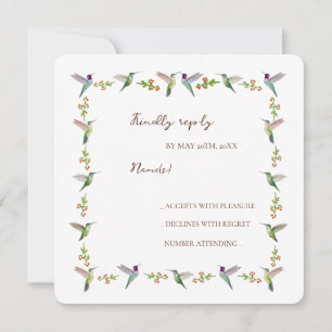 Anna's Kolibri RSVP Einladung