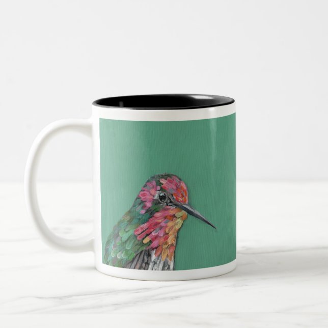 Annas Kolibri Zweifarbige Tasse (Links)