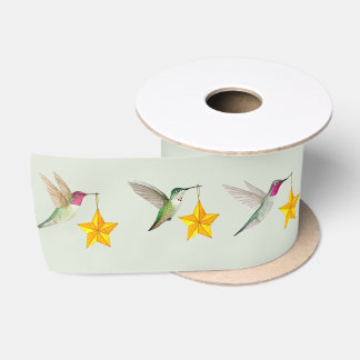 Annas Kolibris und Sterne Satinband