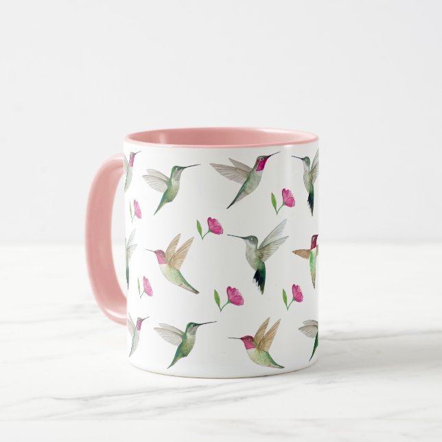 Annaskolibris  tasse (Vorderseite Links)