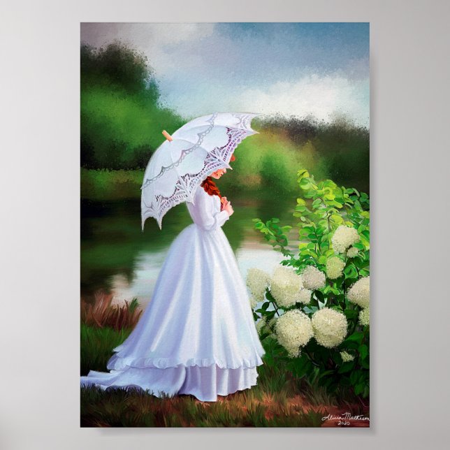 Anne am See der leuchtenden Gewässer Poster (Vorne)