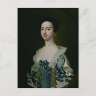 Anne Bateman, später Frau John Gisbourne, 1755 Postkarte