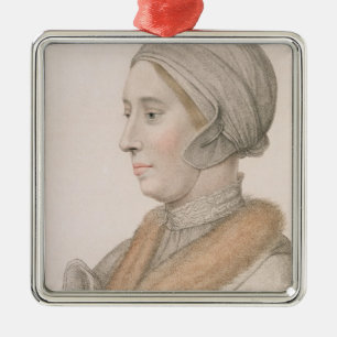 Anne Boleyn (1507-36) graviert von Francesco Silbernes Ornament