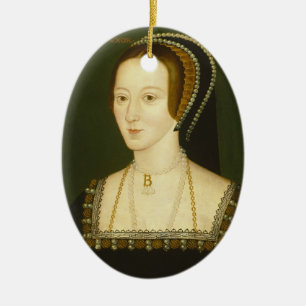 Anne Boleyn Ehefrau an zweiter Stelle von Porträt Keramikornament