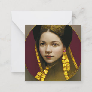 Anne Boleyn Flat Note Card Mitteilungskarte