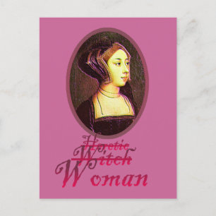 Anne Boleyn - Frau Postcard Postkarte