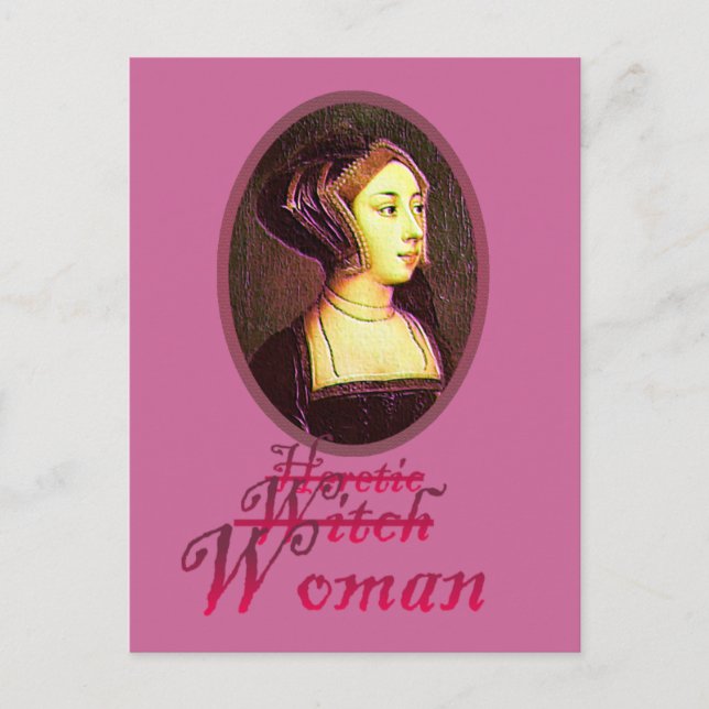 Anne Boleyn - Frau Postcard Postkarte (Vorderseite)
