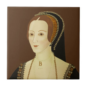 Anne Boleyn - historische Abbildung Fliese