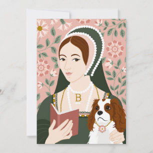 Anne Boleyn Illustration Dankeskarte