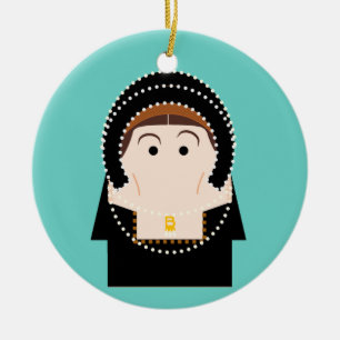 Anne Boleyn Keramik Ornament