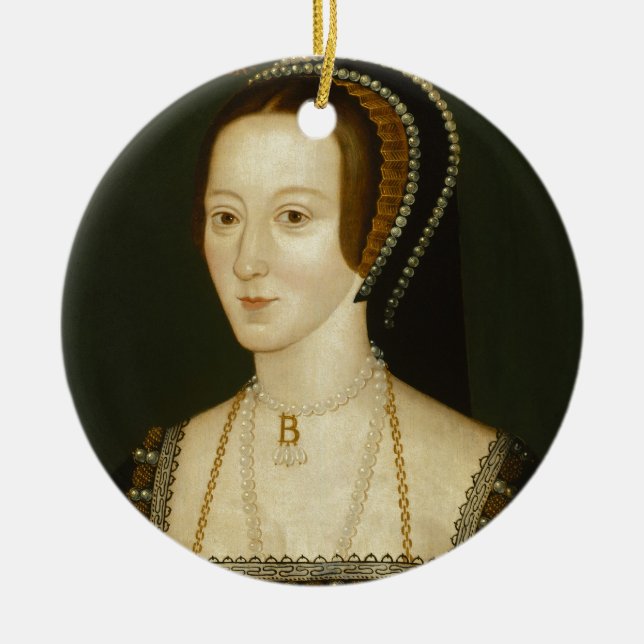 Anne Boleyn Keramikornament (Vorne)